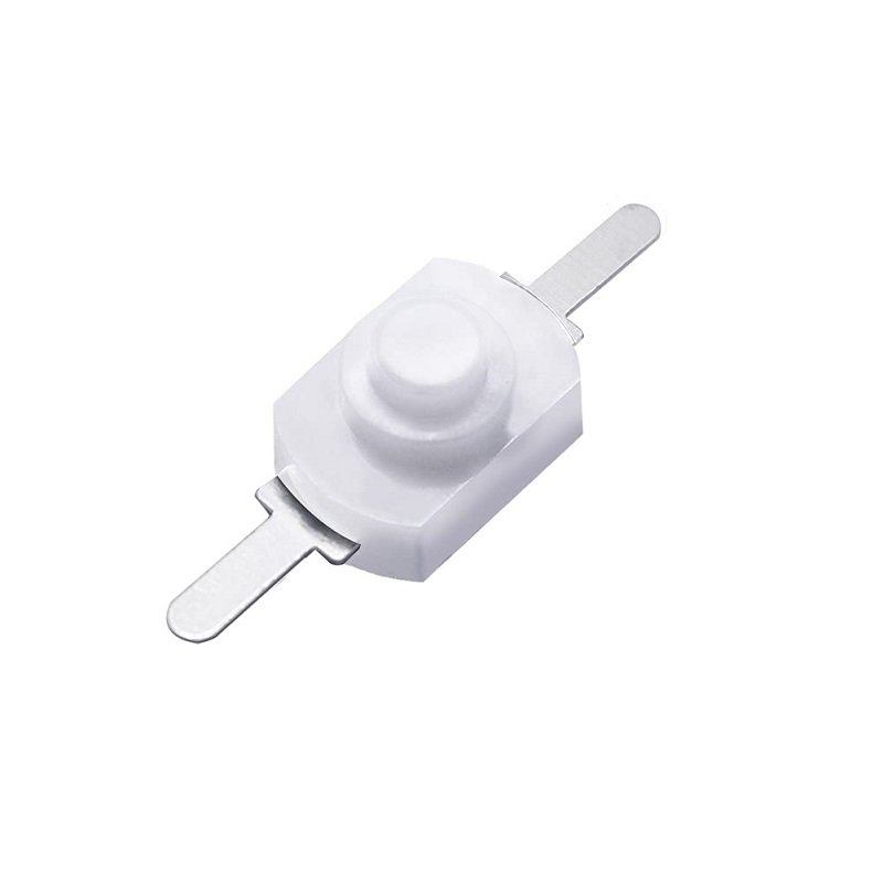 2 Pin 1208YD Mini Latching 12x8mm Tactile ON-OFF Push Button Switch White