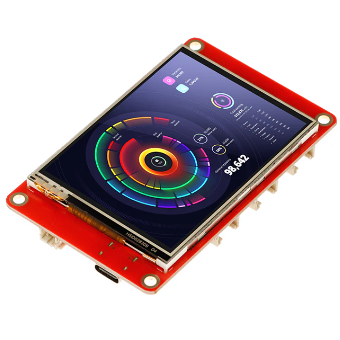 ESP32 HMI 2.8 Inch TFT Touch Display 240Ã—320 SPI LCD for Arduino/LVGL/Esphome/PlatformIO/Micropython without Acrylic Case