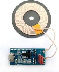5V DC Qi Standard Micro USB Input PCBA circuit board transmitter with coil for Wireless phone charging